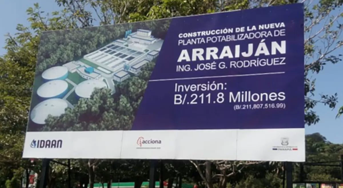 ACCIONA comienza la construcción de la potabilizadora de Arraiján en Panamá