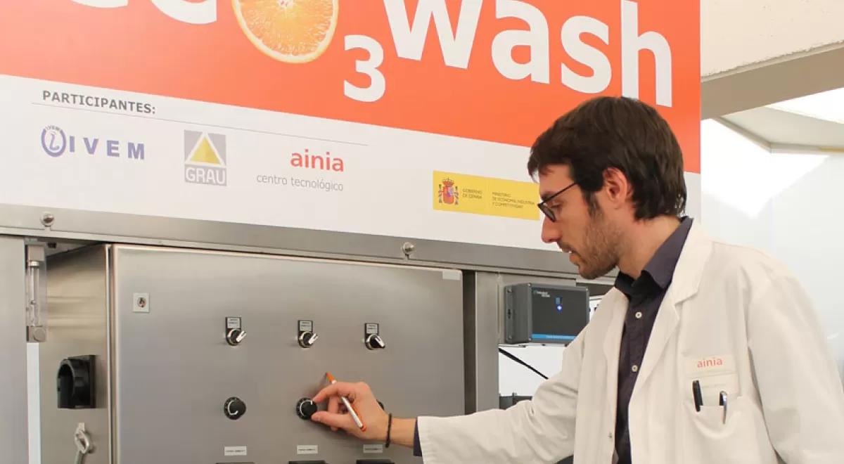 En marcha la primera planta piloto para reutilizar el agua residual del lavado de cítricos