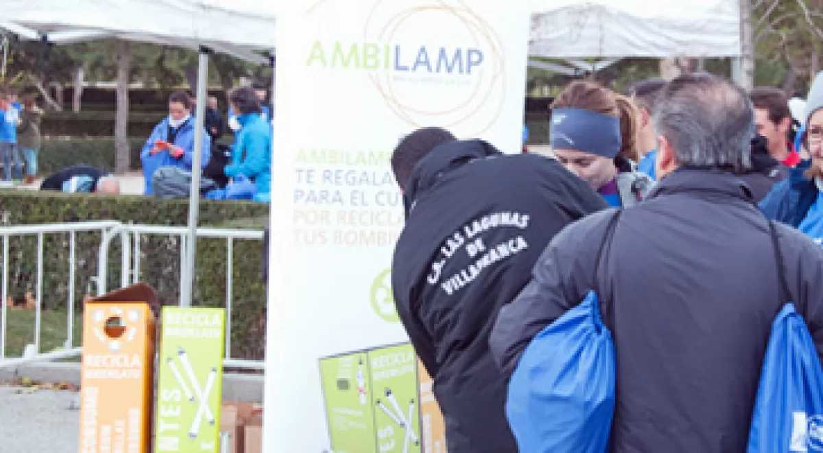 Ambilamp recoge más de 3.000 bombillas en la 5ª Carrera Ponle Freno celebrada en Madrid