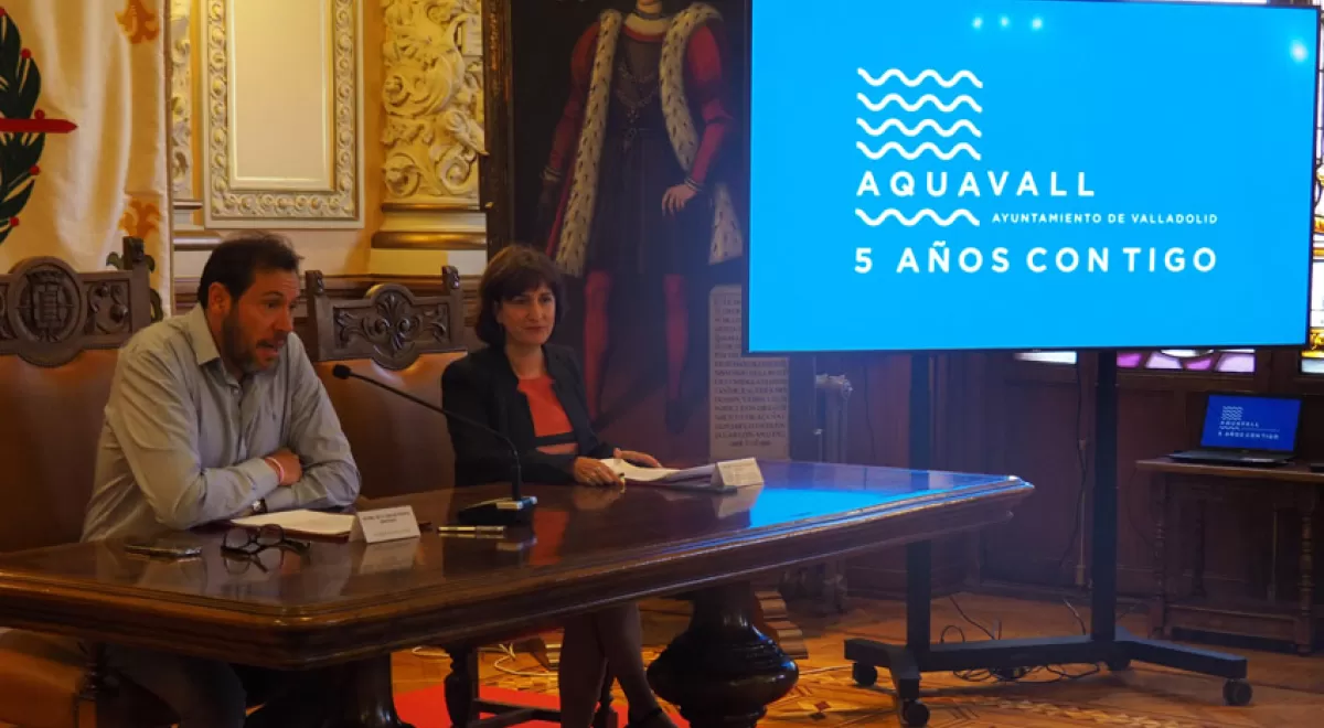 Aquavall cumple 5 años como empresa municipal con 46 millones de euros en obras en su historia