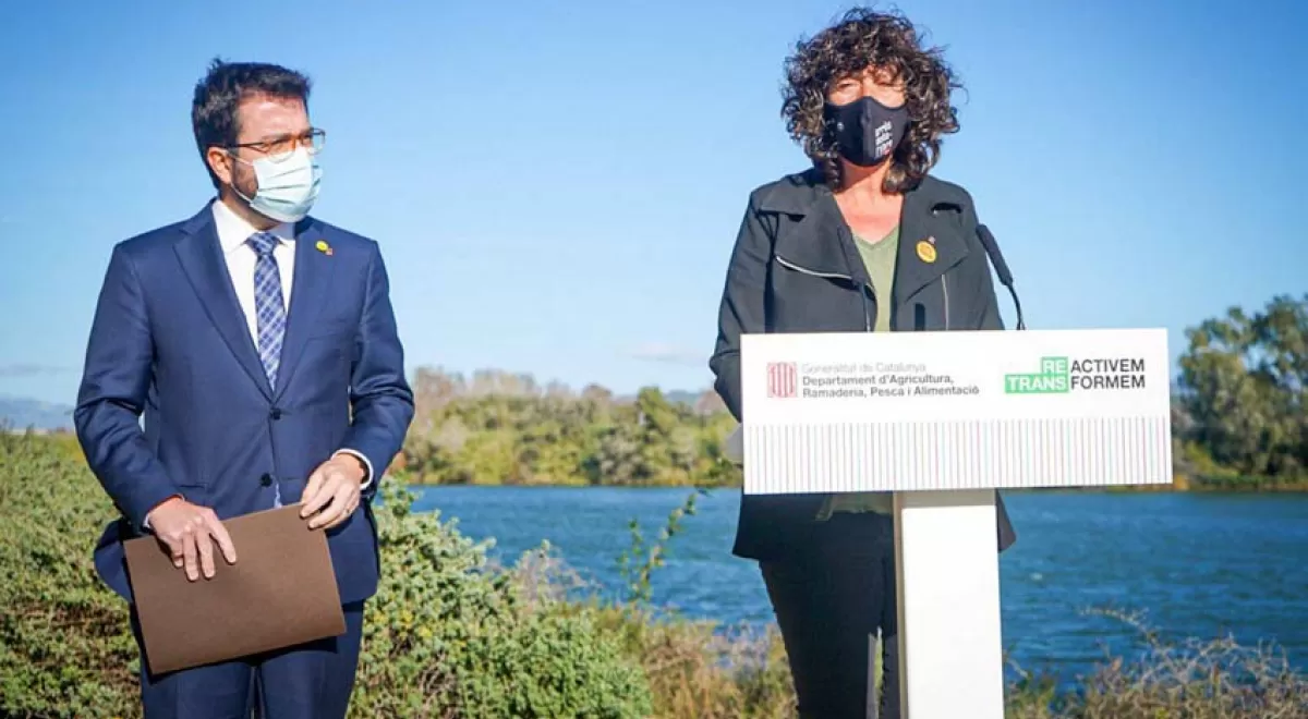 La Generalitat de Cataluña presenta el Plan integral de gestión del agua dulce del delta del Ebro
