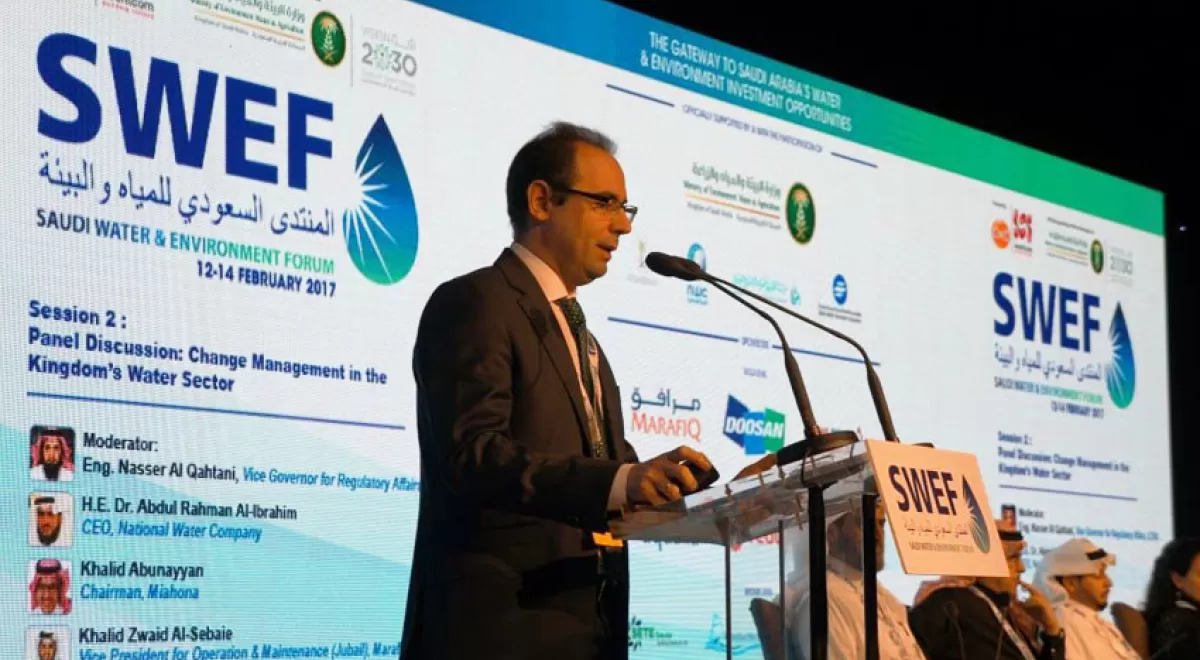 Aqualia cierra una exitosa participación en el Saudi Water & Environment Forum 2017