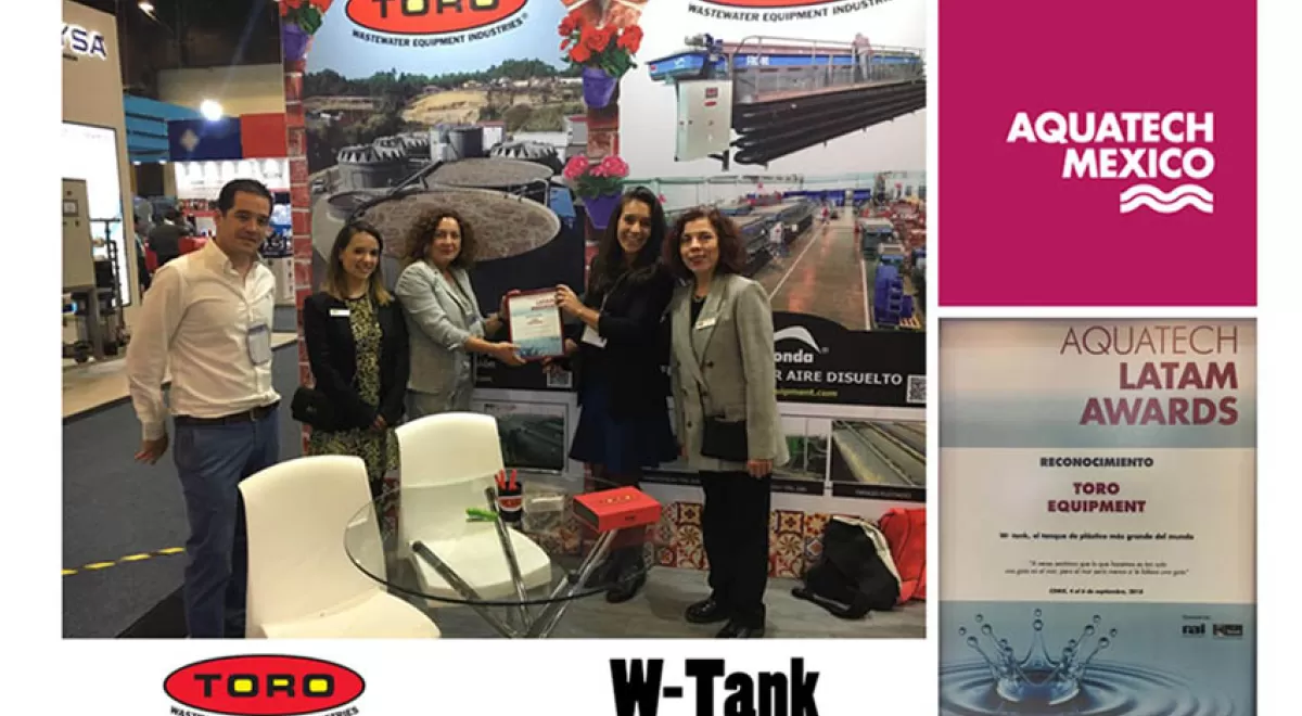 W-Tank® recibe el reconocimiento de Aquatech México