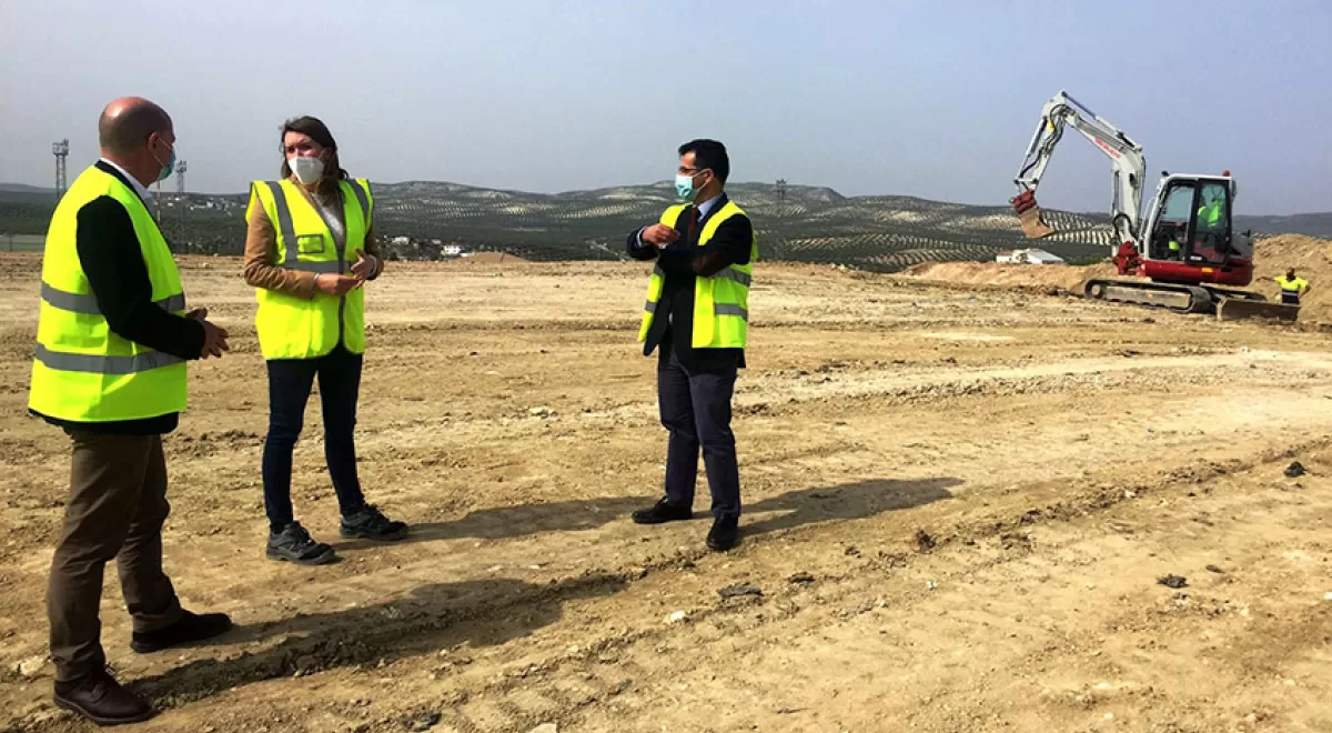Concluyen las obras de sellado y desgasificación del segundo vaso del vertedero Jaén-Sierra Sur