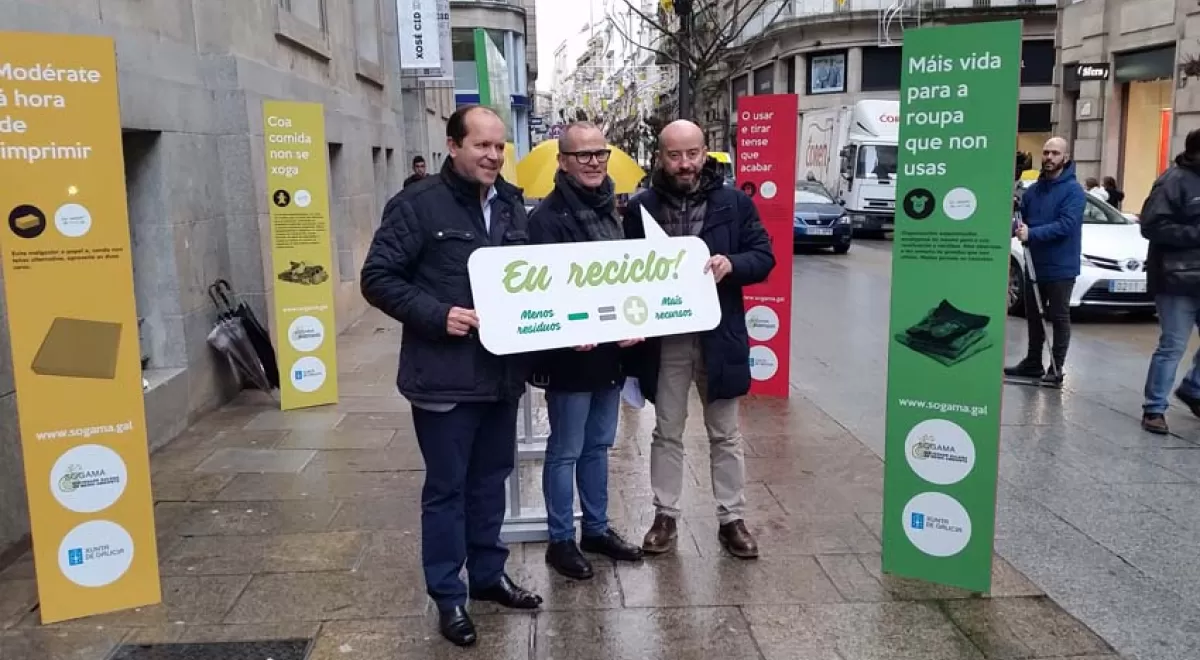 La campaña itinerante \"Menos Residuos = Más Recursos\" de Sogama llega a Ourense