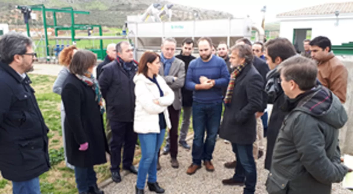 Finalizan las obras de la depuradora y agrupación de vertidos de Teba en Málaga