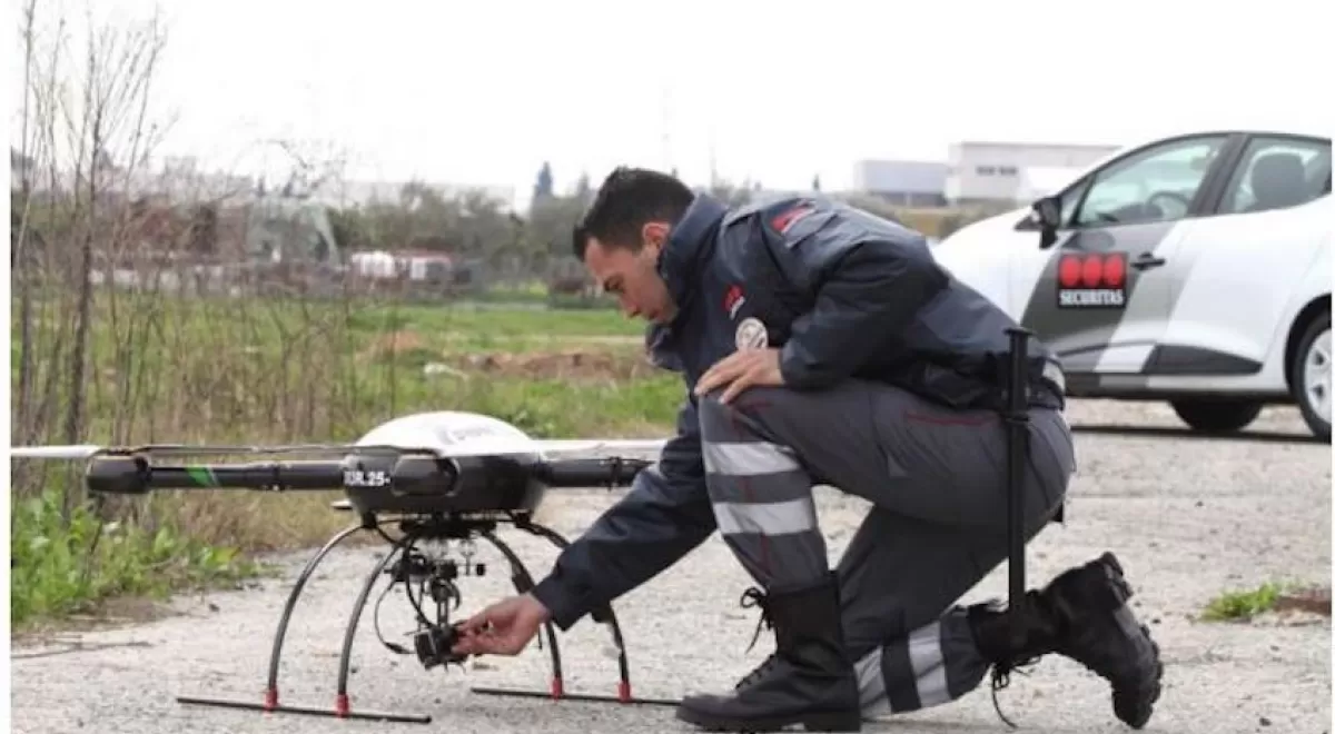 Sogama incorpora drones para mejorar el servicio de vigilancia de sus instalaciones de Cerceda
