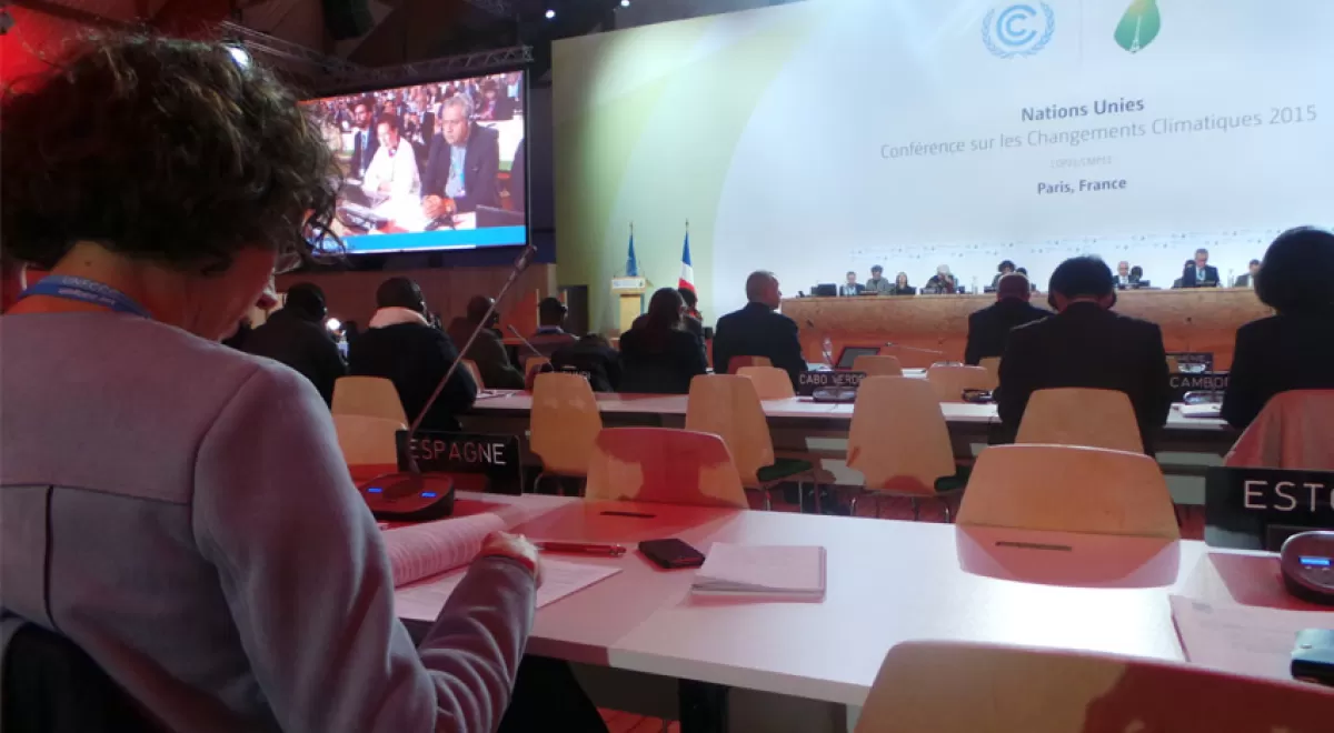 Ulargui valora "positivamente" el cierre de las negociaciones del Acuerdo de París en la COP21