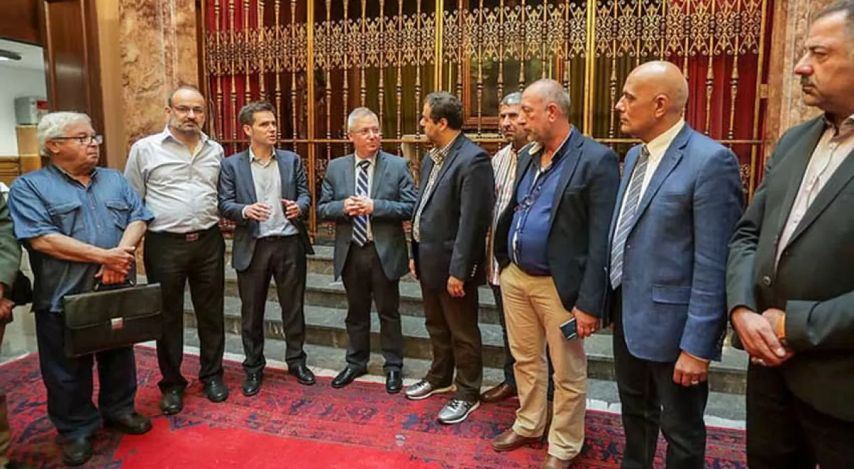 Una delegación del Líbano visita el Complejo Medio Ambiental de Gipuzkoa