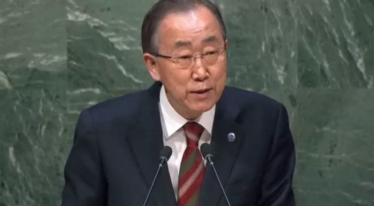 Ban Ki-moon: "Este año se deben sentar las bases para la Agenda de Desarrollo Sostenible 2030"