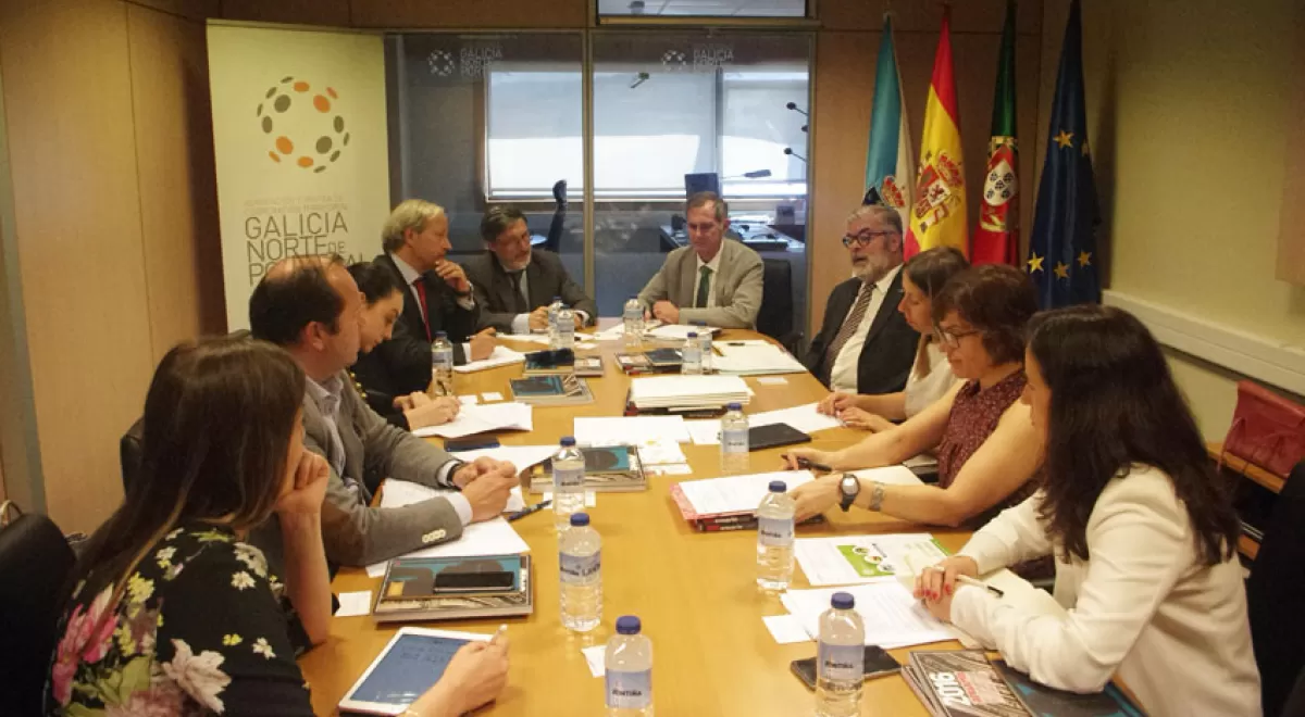 Javier Domínguez participa en la reunión con Lipor sobre economía circular