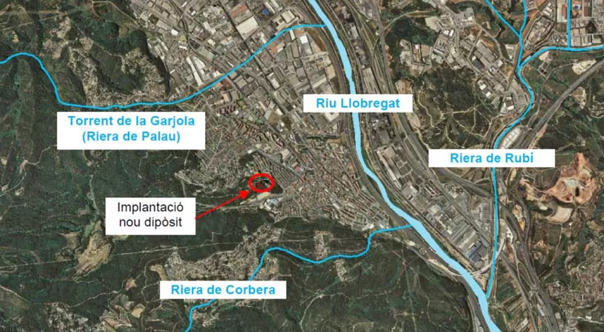 Sale a información pública el proyecto para incrementar la garantía de agua en Sant Andreu de la Barca