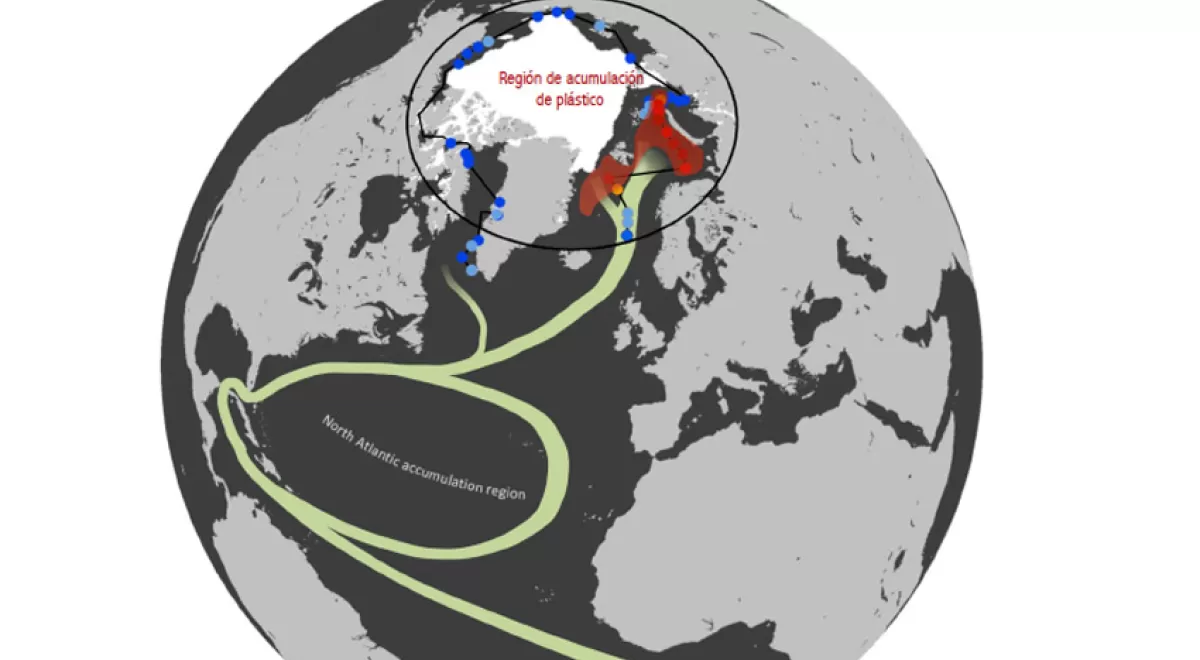 El Ártico, destino de los micro-plásticos que se vierten en las costas del Atlántico