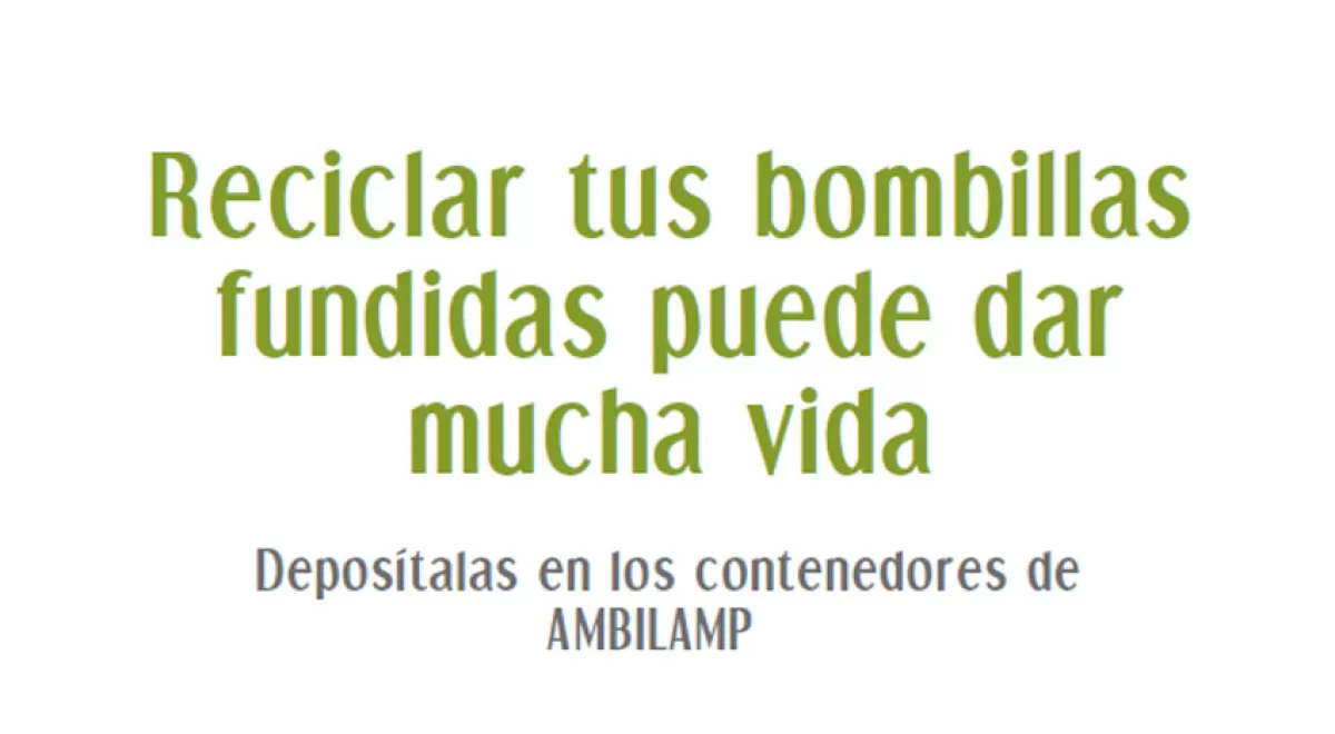 ‘SOLIDARILAMP’ de Ambilamp llega al Grupo El Corte Inglés para fomentar el reciclaje bombillas