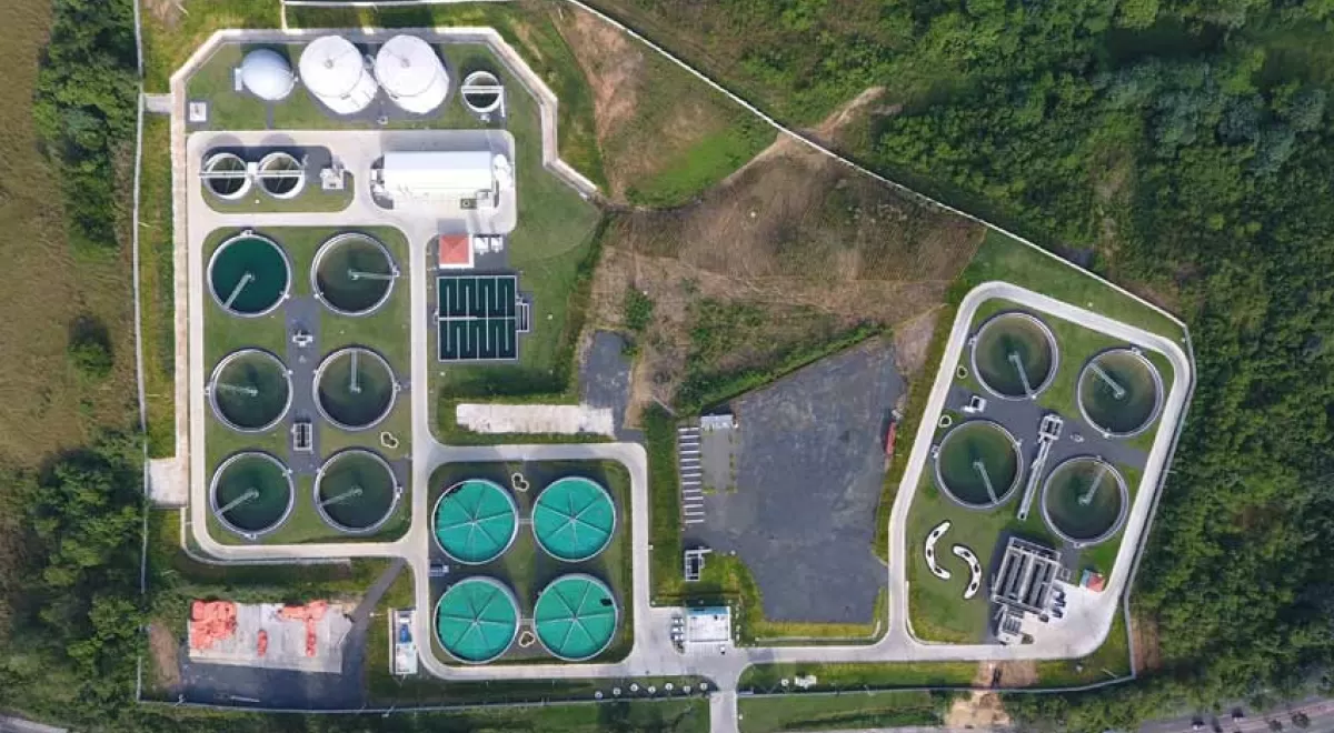 INCATEMA realiza pruebas de agua en la depuradora Mirador Norte la Zurza