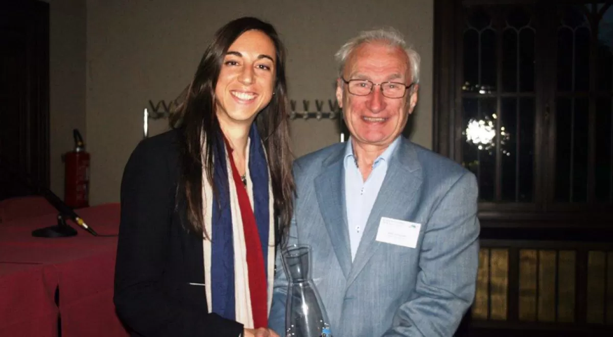 Marina Arnaldos de ACCIONA Agua, premiada por la sección belga de la IWA a la \"Mejor Investigación\"