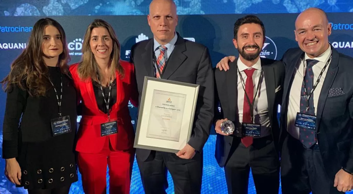 ACCIONA, ganadora del premio AERCE 'El Diamante de Compras 2019' en la categoría de Mejor Estrategia