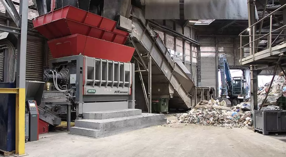 Una trituradora de residuos de bajo consumo para Saubermacher Dienstleistungs AG