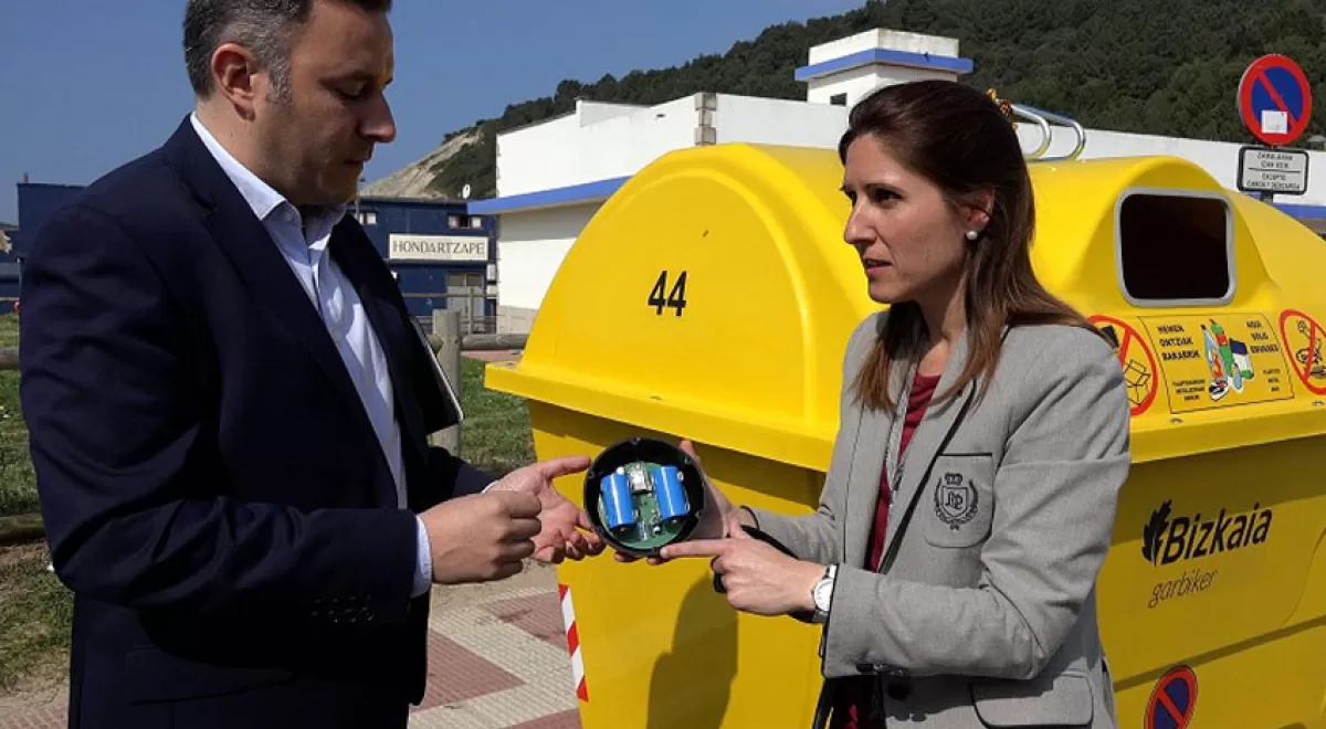 La Diputación de Bizkaia optimizará la recogida de residuos instalando sensores en los contenedores