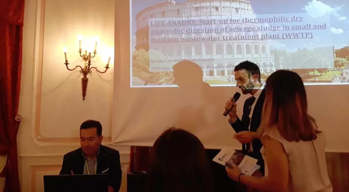 Los avances del proyecto LIFE ANADRY se presentan en Roma durante el evento SMICE 2018