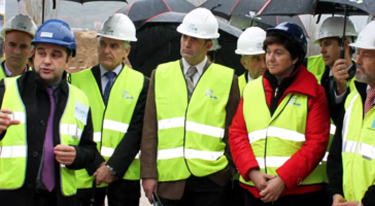 Las obras de la nueva EDAR de Ourense avanzan según lo previsto