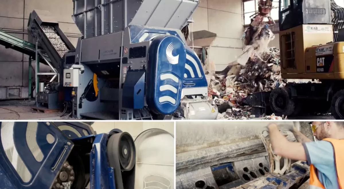El nuevo triturador Polaris de Lindner optimiza la producción de combustibles alternativos en una etapa