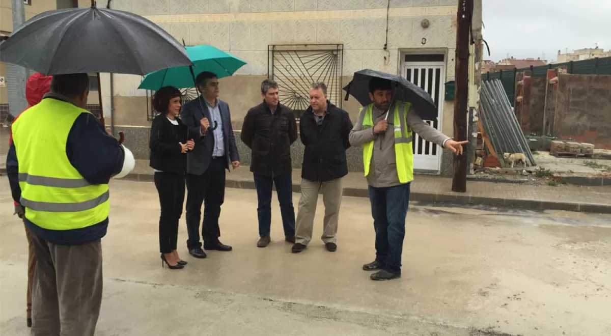 El nuevo colector de Beniel mejorará la red de saneamiento de 1.300 habitantes