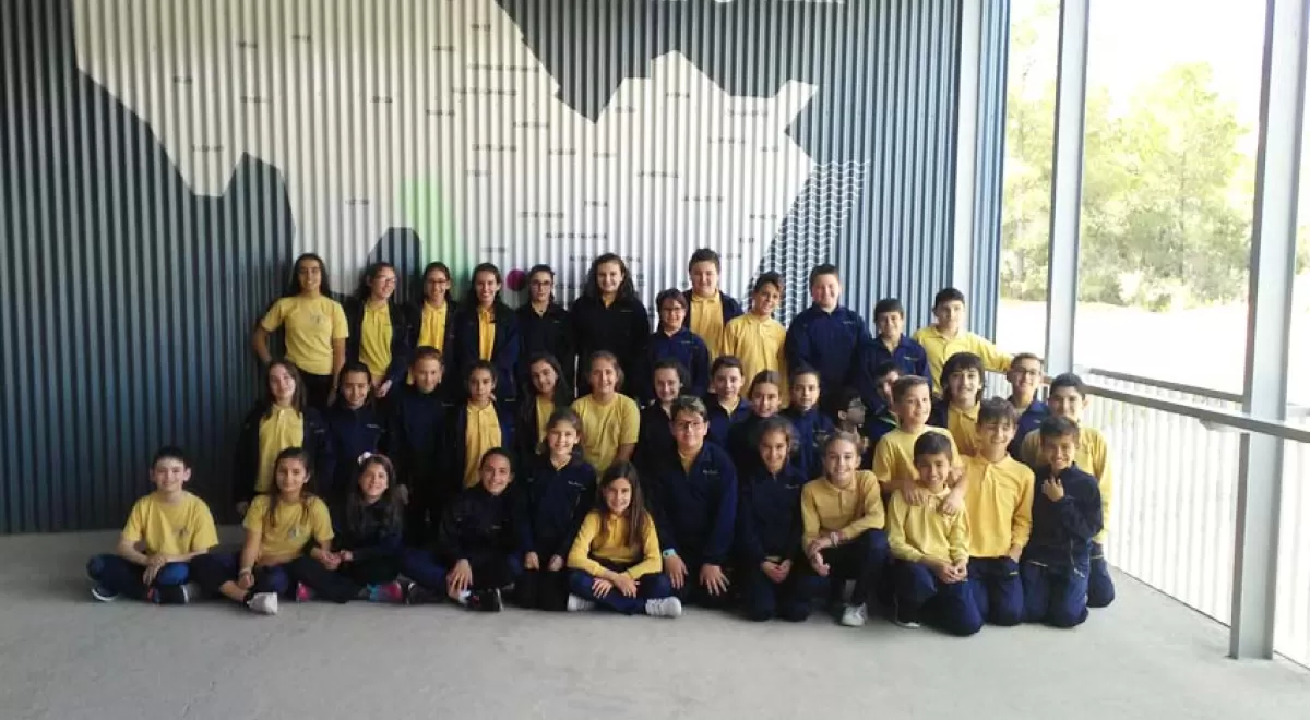 150 estudiantes de Canals visitan la Planta de Tratamiento de Residuos de Algimia