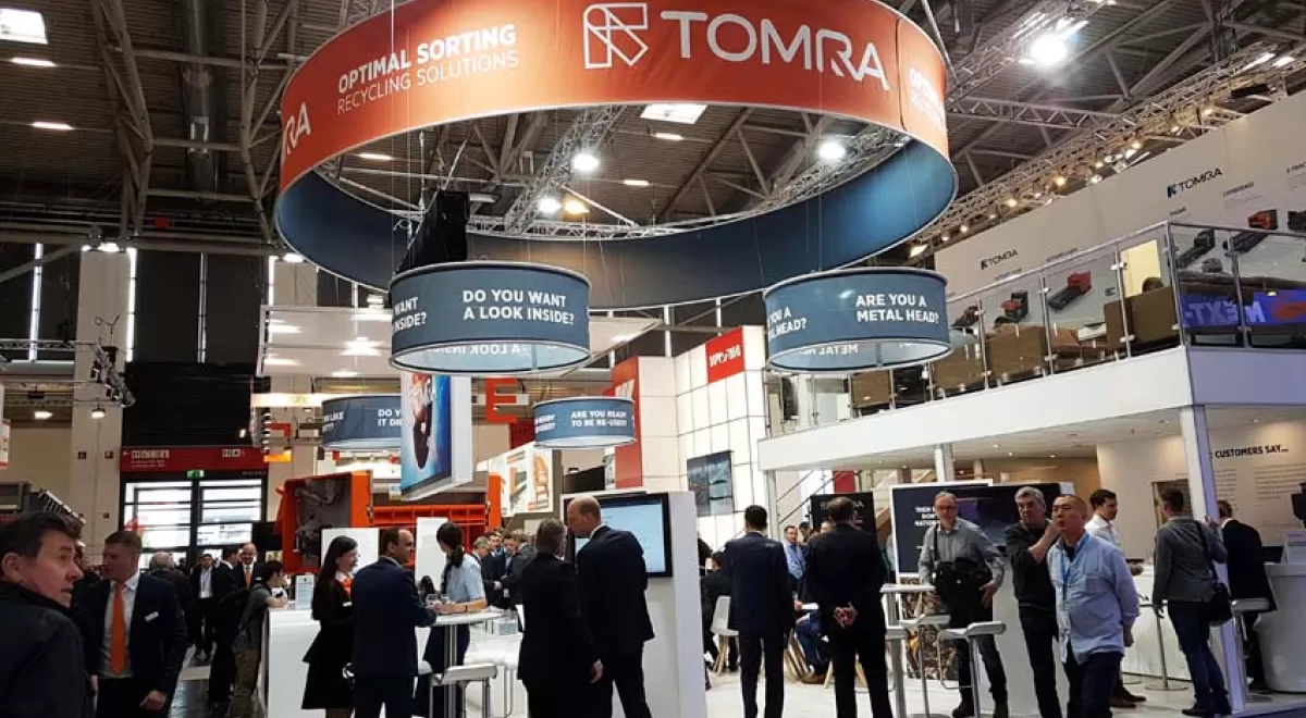 TOMRA Sorting Recycling anuncia un mayor interés por las tecnologías de reciclaje en IFAT 2018