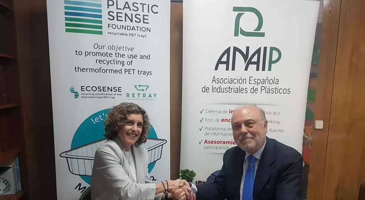 ANAIP y la Fundación PLASTIC SENSE firman un convenio para promocionar el reciclaje