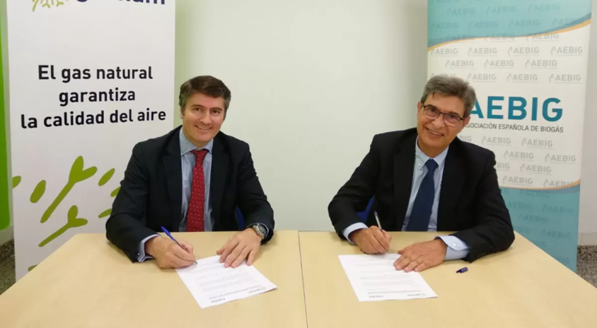 Gasnam y la Asociación Española de Biogás firman un acuerdo de colaboración