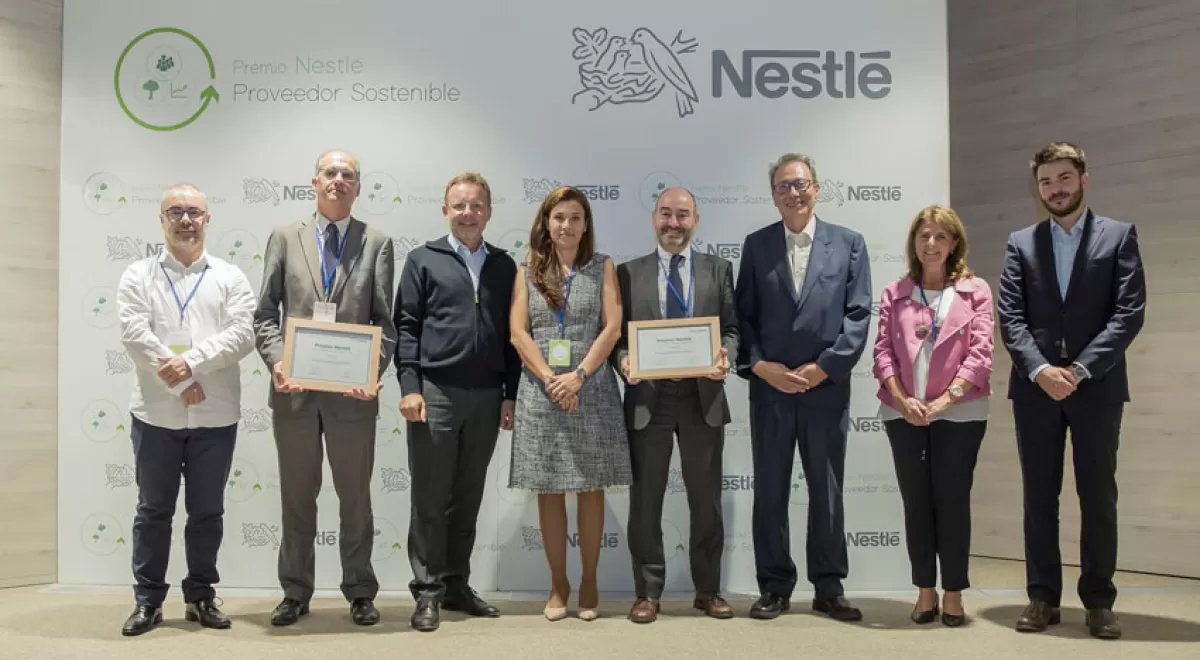 Nestlé premia el proyecto de riego solar de Azucarera por proteger el medio ambiente