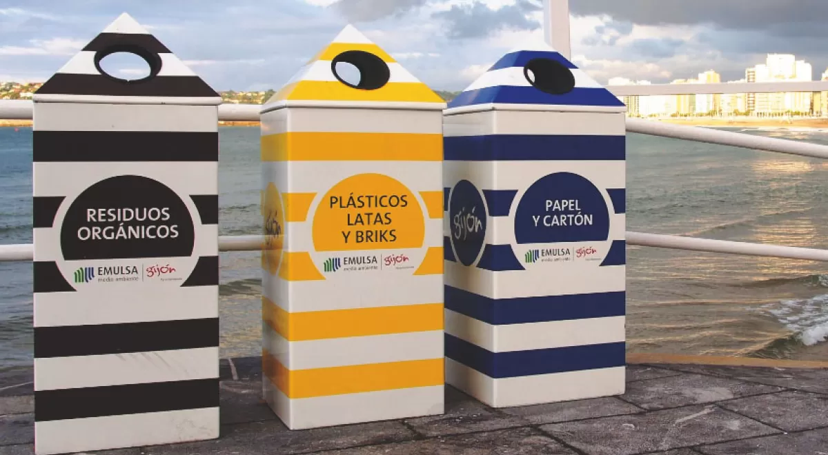Los asturianos reciclan un 5,05% más durante 2015