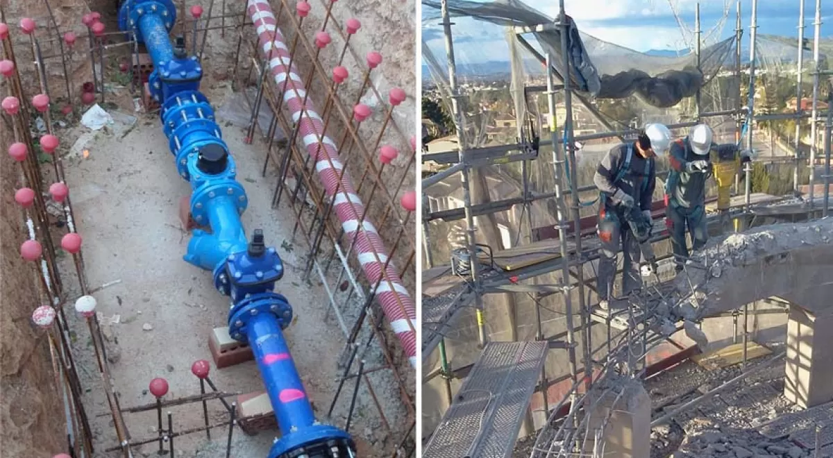 Hidraqua invierte 1,8 millones de euros en la red de agua de l\'Eliana los últimos 3 años