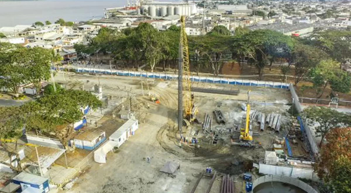 Avanzan las obras de la red de depuración de Guayaquil que desarrolla ACCIONA Agua