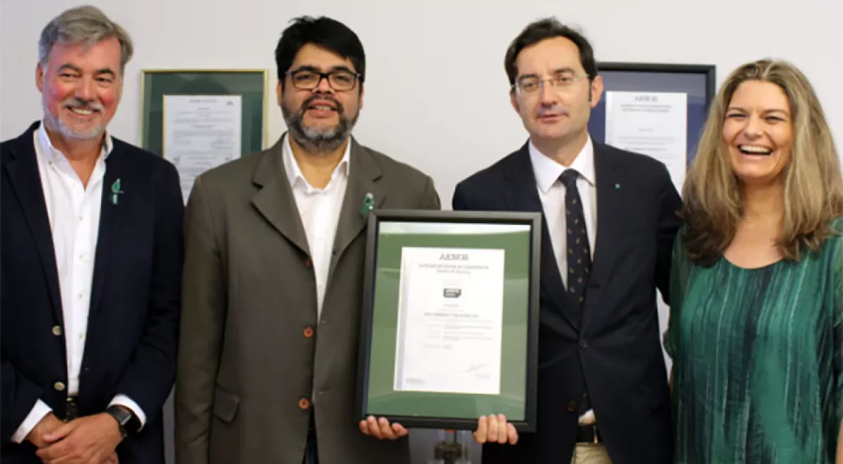Ence Pontevedra recibe el certificado Residuo Cero