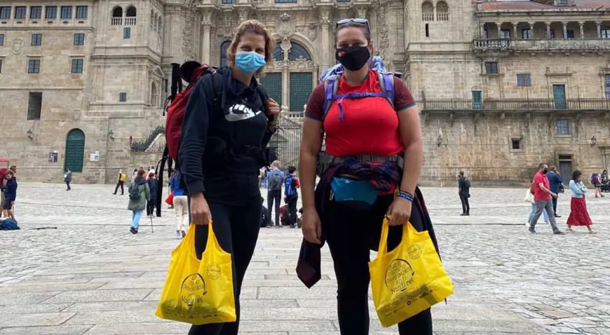 Ecoembes fomenta un Camino de Santiago libre de basuraleza y comprometido con el reciclaje