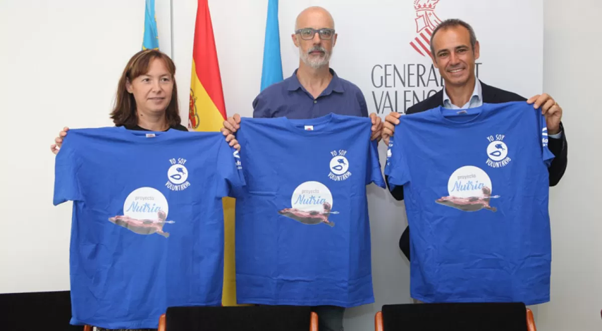 Generalitat Valenciana, Fundación Aguas de Valencia y Fundación LIMNE ponen en marcha el \"Proyecto Nutria\"