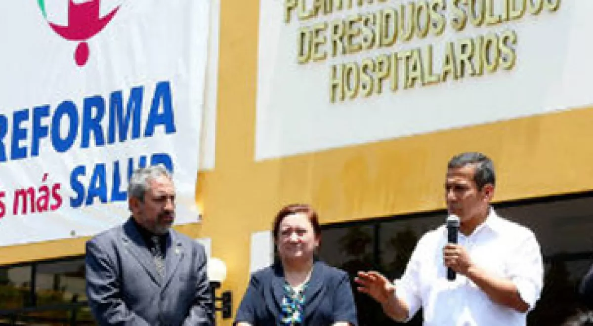 Perú ya cuenta con una nueva Planta de Tratamiento de Residuos Sólidos Hospitalarios en El Agustino