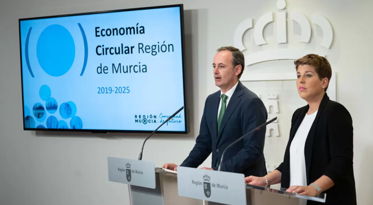 La Estrategia de Economía Circular de la Región de Murcia contempla una inversión de 510,4 millones hasta 2025