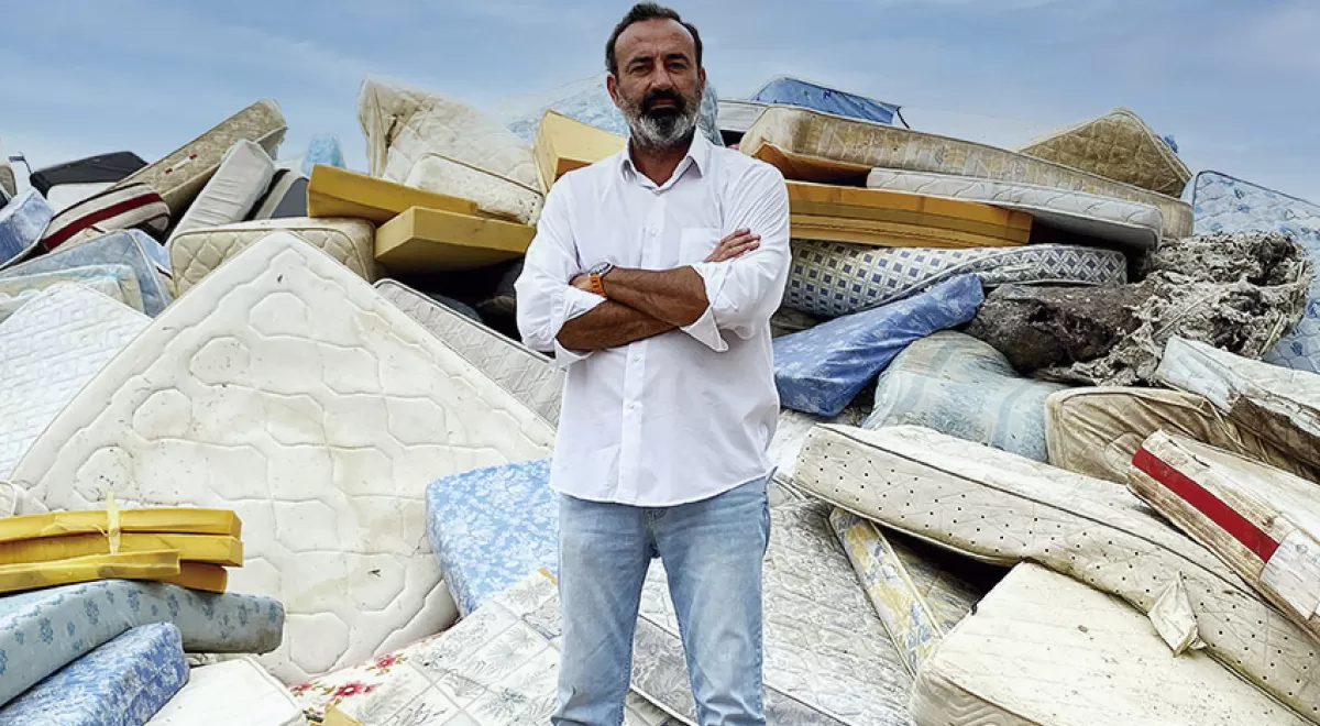 "Los colchones fuera de uso son un problema medioambiental muy grave y vamos a darle solución"