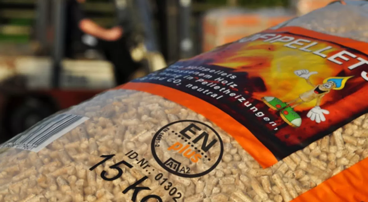 El 85% del pellet fabricado en España está certificado con el sello de calidad ENplus®
