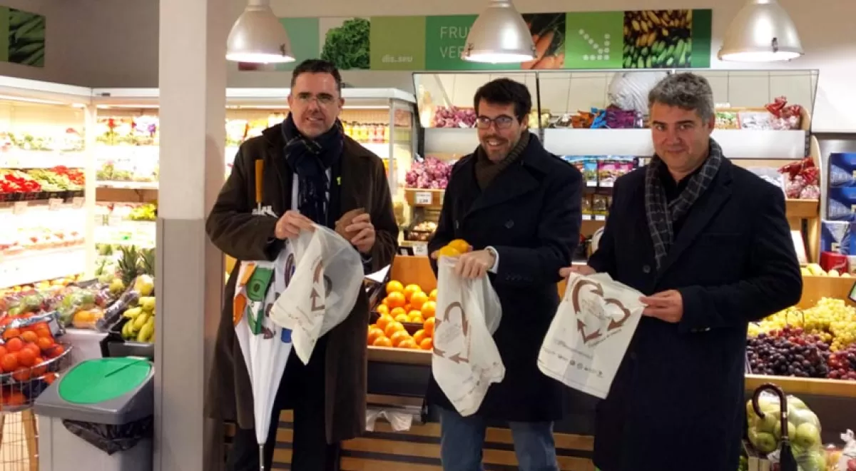 La Seu de Urgell acoge un proyecto pionero de economía circular para la eliminación de bolsas de plástico