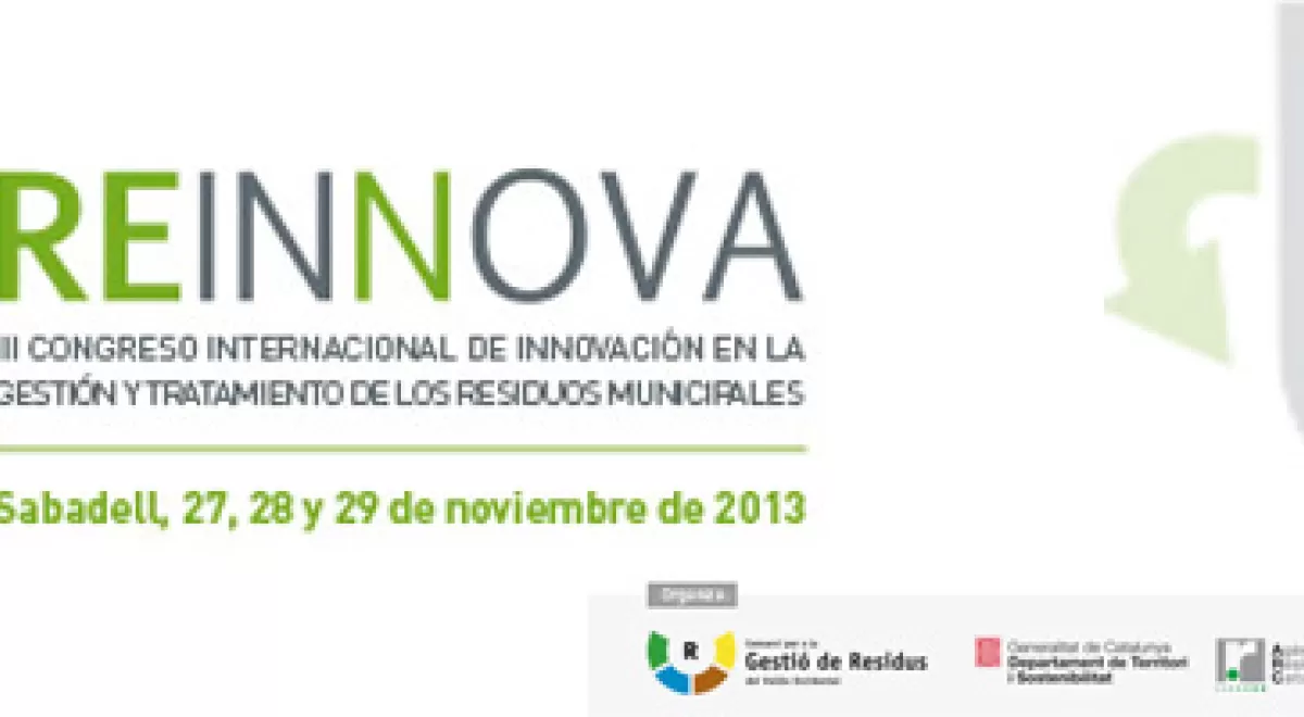 REINNOVA llega a Sabadell el 28 y 29 de noviembre para debatir los retos de la gestión de los residuos en el marco de una economía verde