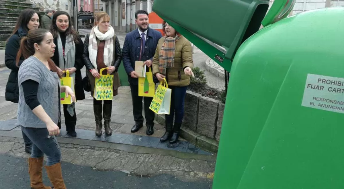 Arranca la campaña \'Horeca\' para incrementar el reciclaje de vidrio en el municipio gallego de Melide