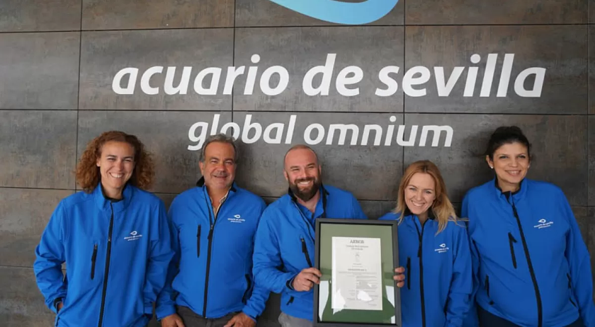 Global Omnium logra que el Acuario de Sevilla sea el primero del mundo en certificar su huella de carbono