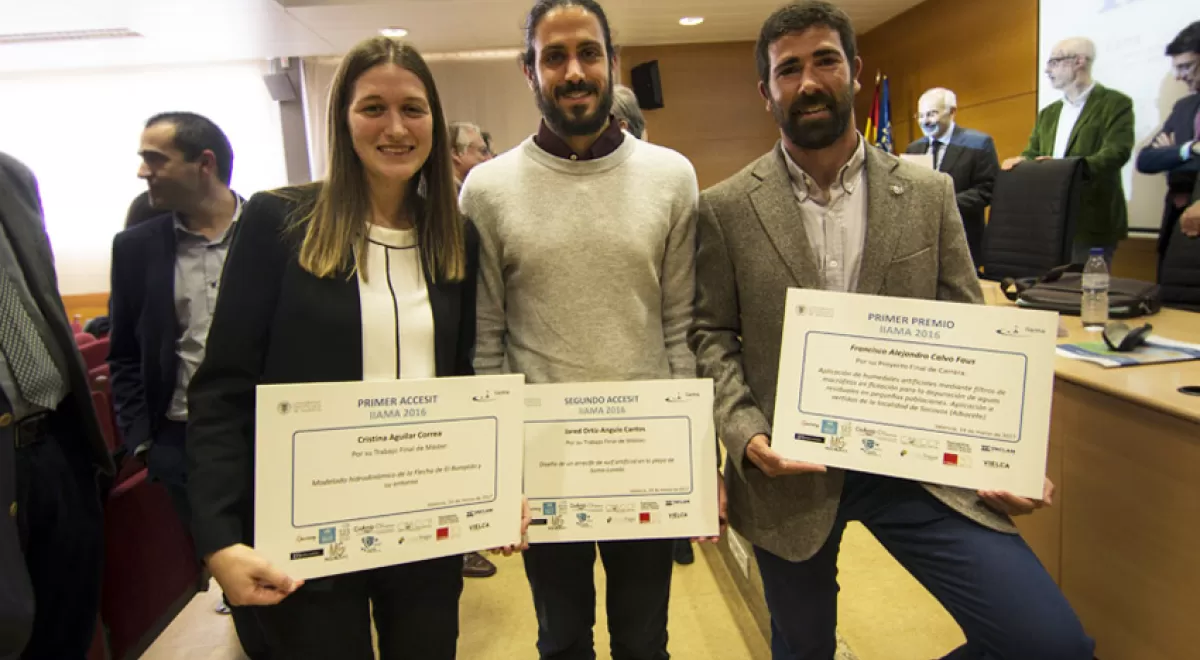 El IIAMA entrega sus Premios Nacionales a los mejores Trabajos Académicos en Ingeniería del Agua