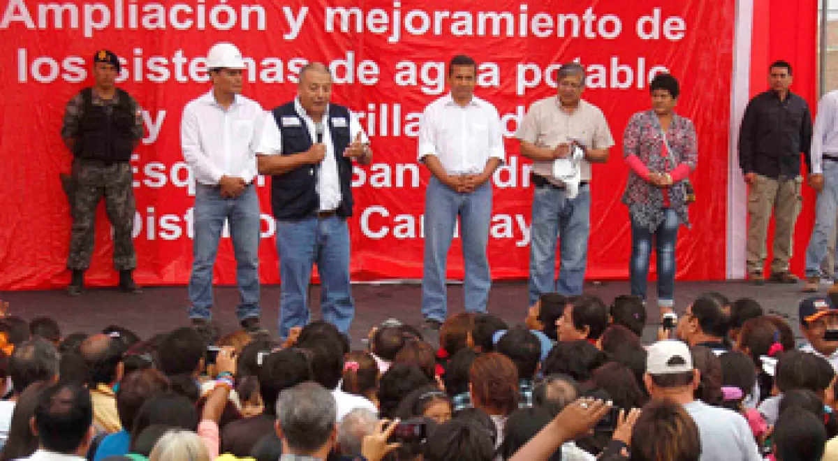 El Gobierno de Perú inaugura infraestructuras de agua potable y alcantarillado en Carabayllo