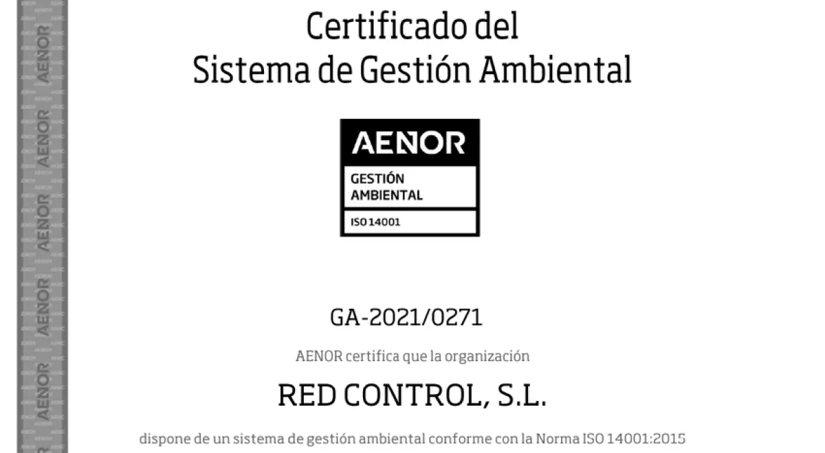 RED CONTROL demuestra su compromiso sostenible al renovar sus certificaciones ISO