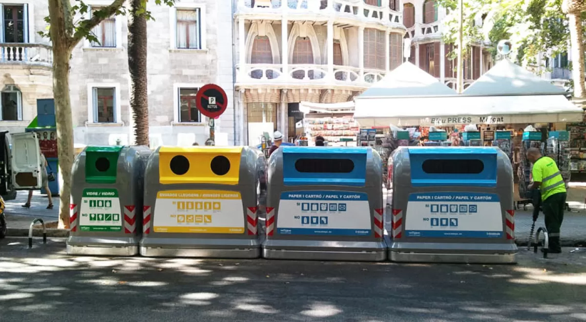 Los ayuntamientos de Baleares recibirán casi medio millón de euros de los Planes PIMA para la gestión de residuos